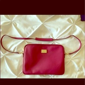 SOLD Michael Kors Leather Laptop Files Case